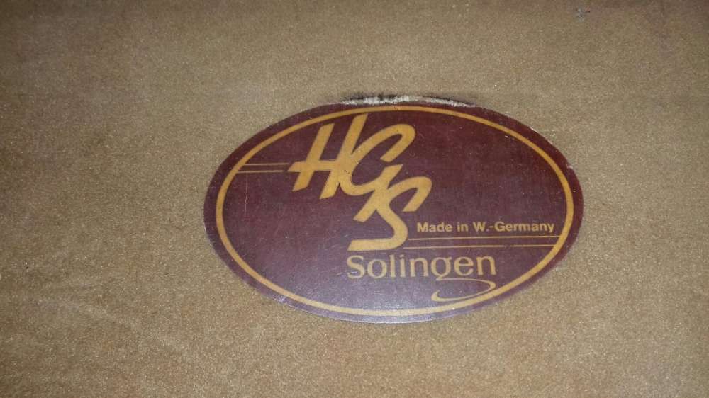 Faqueiro antigo anos 80s banhado a ouro Solingen