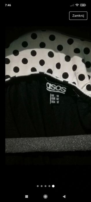 Bluzka asos rozmiar 42