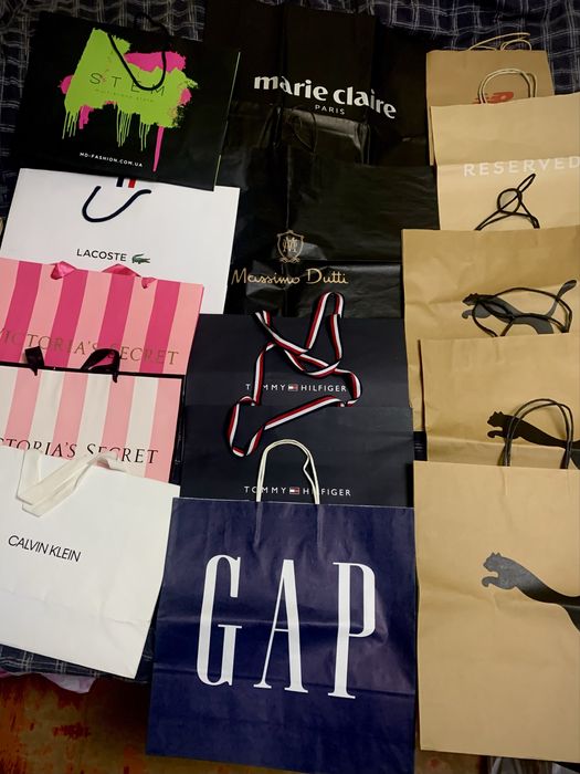 Брендовые-Подарочные бумажные пакеты