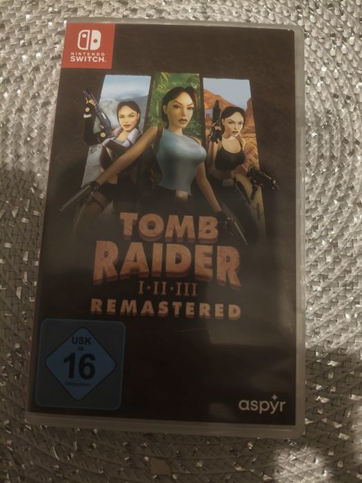 Tom Raider 1,2,3 Remastered gra nitendo
