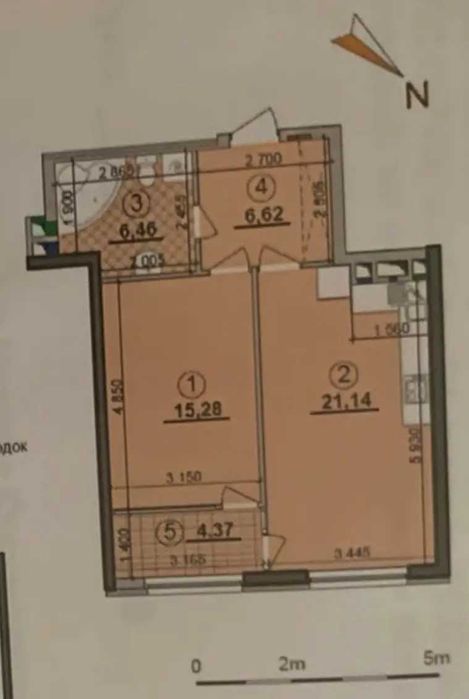 1-кімнатна квартира за адресою (площа 54 м²) - Atlanta.ua - фото 7