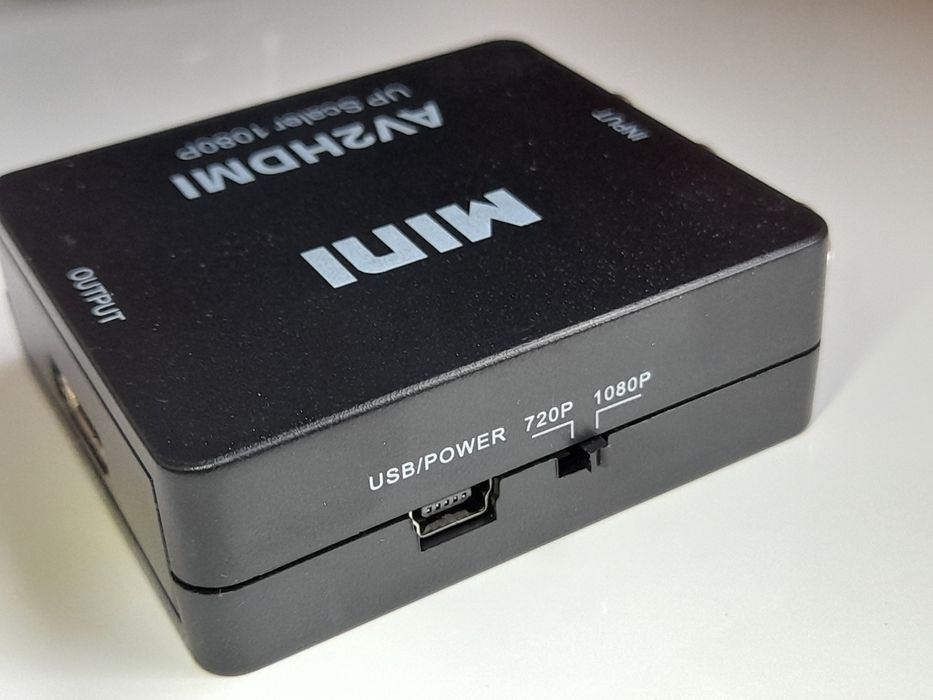 Конвертер видеосигнала MINI AV2HDMI UP Scaler 1080p AV to HDMI