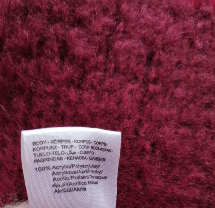Kolorowy ciepły szal