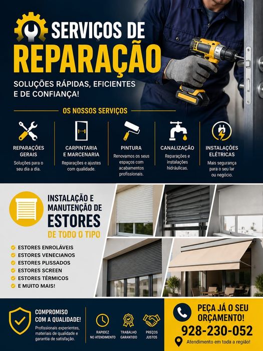 Serviços de reparação