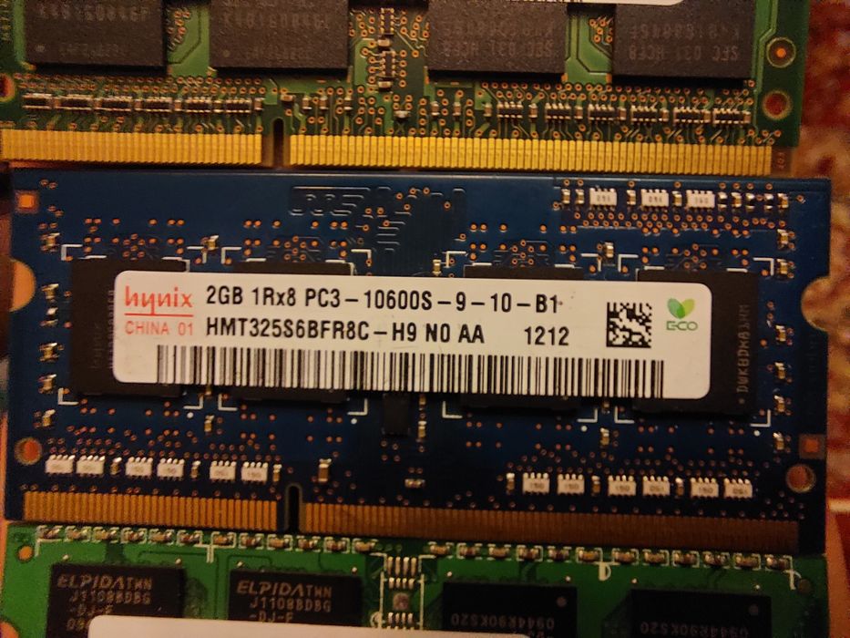 hynix2GB PC3-10600S ASint DDR3 2GB-1333 Samsung2GB PC3-8500S hynix1GB