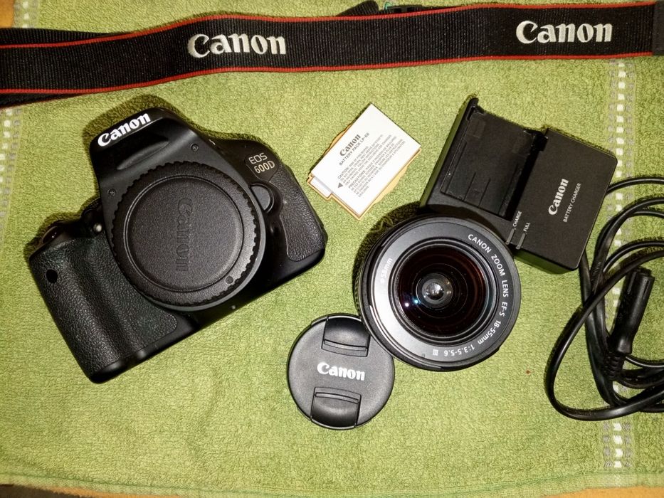 Canon 600D com Lente 18-55mm – Como Nova + 4 Anos de Garantia