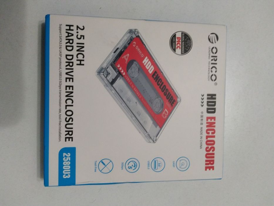 Кейс для HDD SATA 2.5 '' SSD Orico в форме аудиокассеты