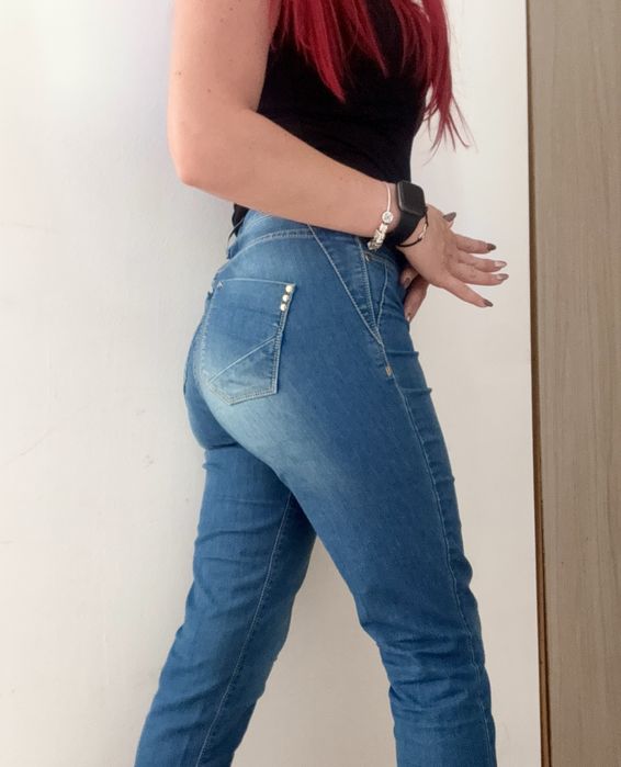 Spodnie jeansowe r M