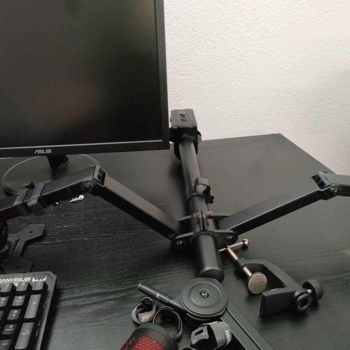 Suporte de mesa para dois monitores