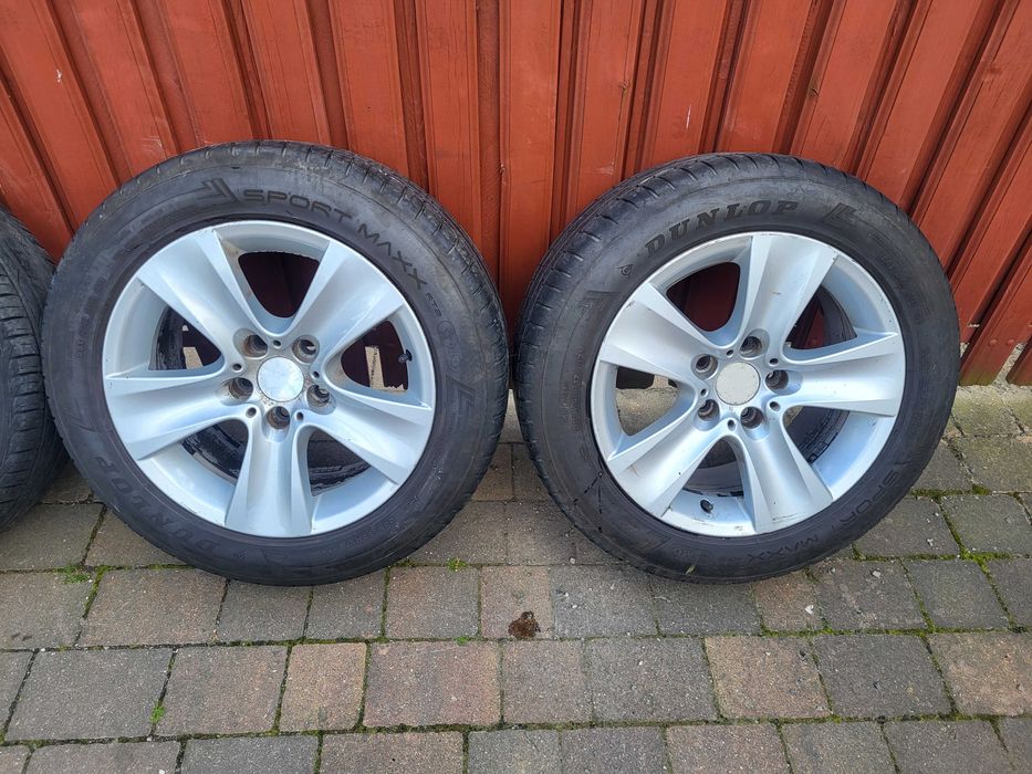 BMW X3 X5 F10 E60 E90 E46 Alu felgi lato 225/55 17 koła Bridgestone