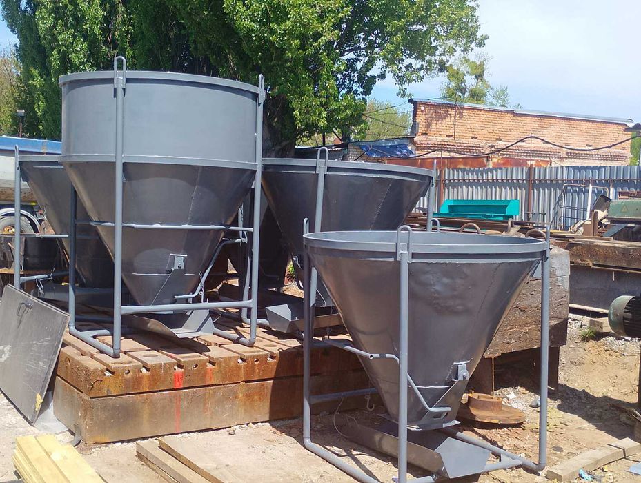 Бункер, бадья для бетона 1,0 м3; 1,05 м3; 2,0 м3