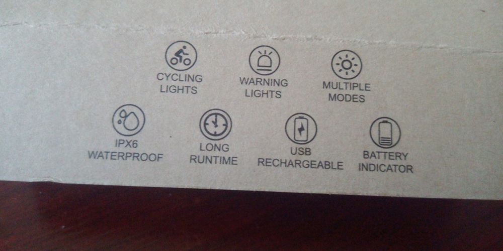 Pack luzes led bicicleta