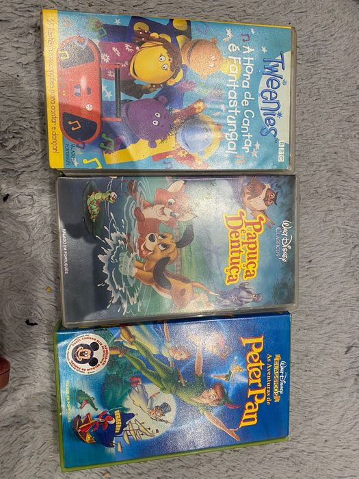 Cassetes VHS como novas