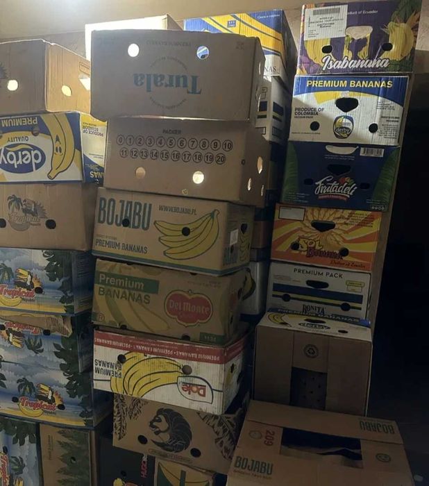Банановый ящик. Б/У. 60 шт