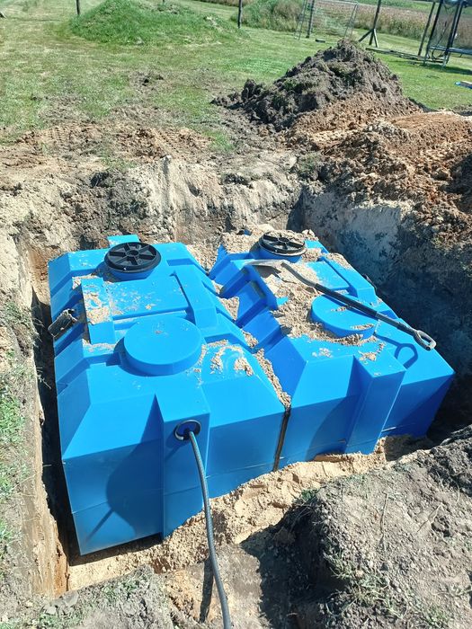 Drenaże Odwodnienia Kanalizacje Odpływy Deszczówki,Zbiorniki