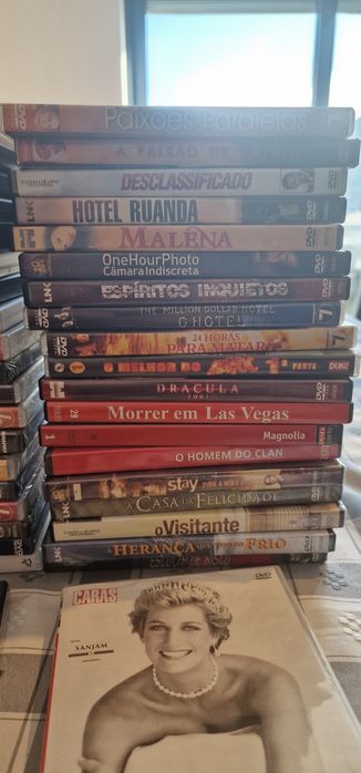 40 filmes DVD muitos por abrir