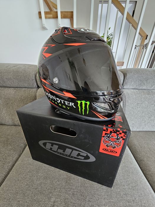 Kask motocyklowy HJC RPHA12 - Quartararo Replica MC1 - rozmiar M