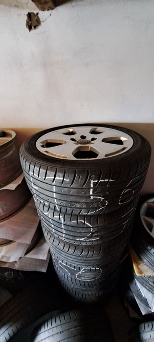 Alufelgi 17 Audi ET 56 7,5J Opony Lato 5mm A3 8P A4 A5 A6 Passat