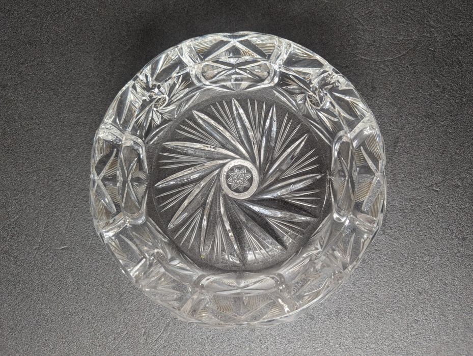 Krzyształ popielnica Ząbkowice śr.17,5 cm