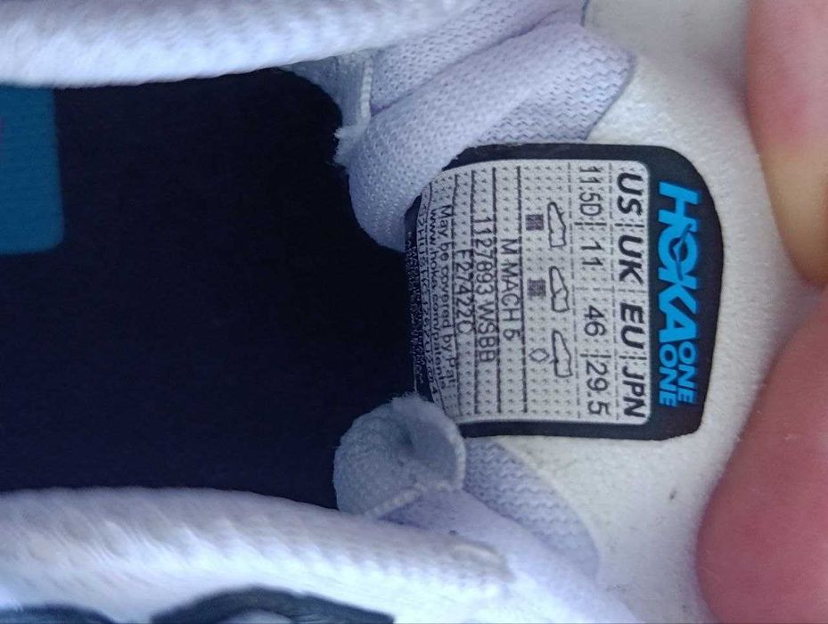 Кросівки Хока Hoka Mach 5 46 29.5см. Оригінал