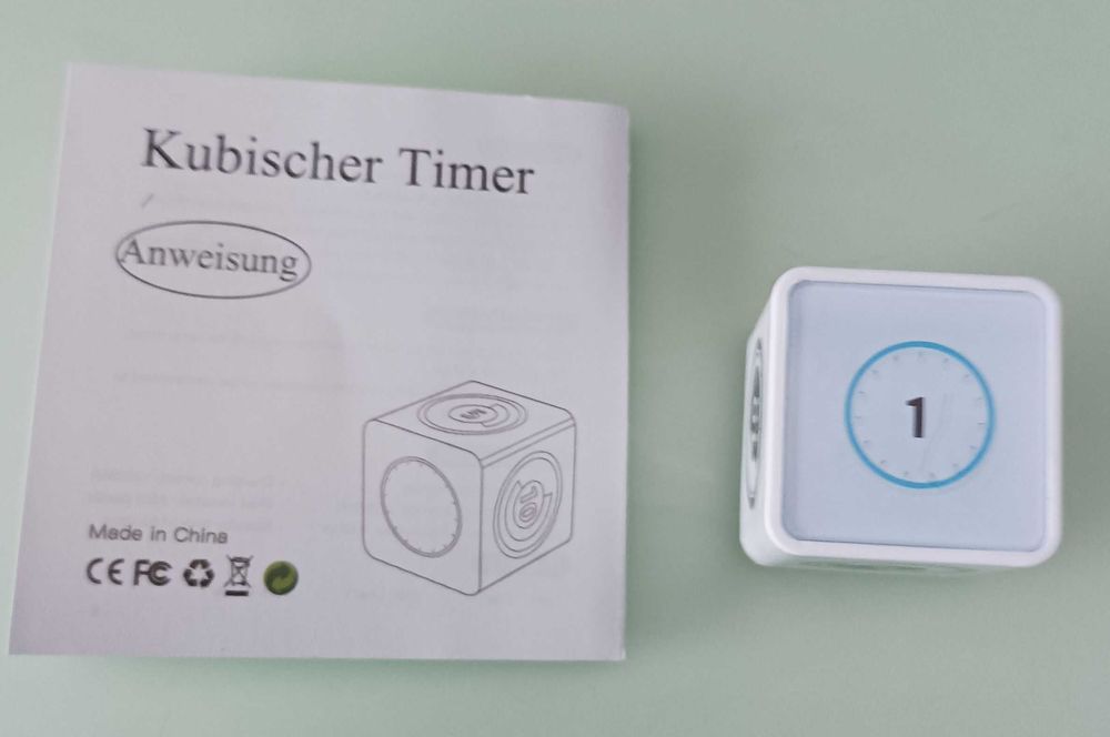 CUBO Mini Temporizador Cozinha Fitness