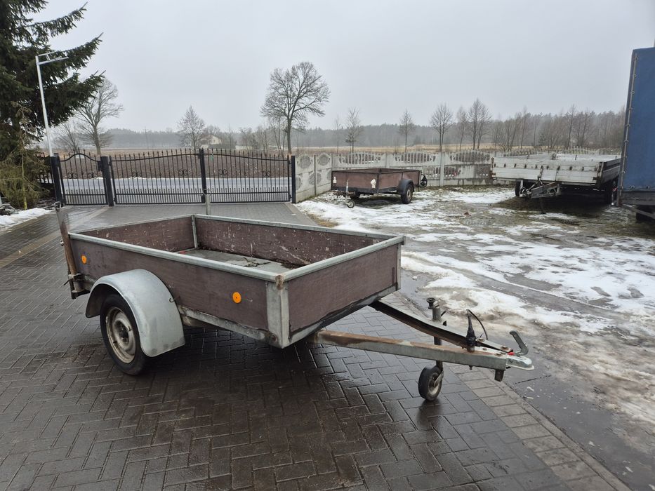 Przyczepka samochodowa 2.5x1.3 lekka na kat B