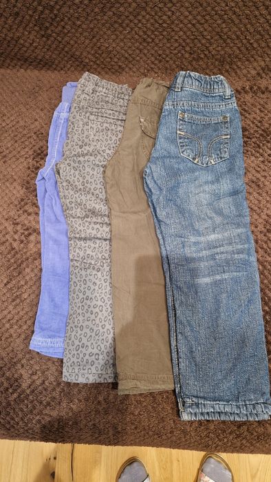 Spodnie ocieplane dziewczece zestaw