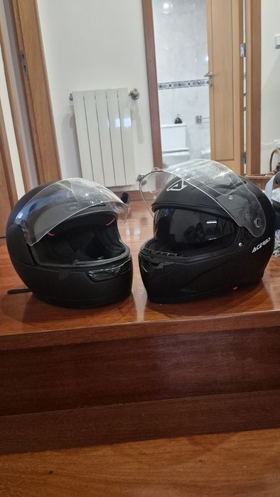 2 Capacetes Integrais (Acerbis + NZI) – Como novos – 30€
