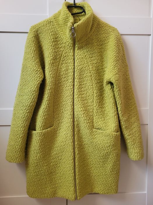 Plaszcz przejściowy wiosenny limonkowy  Reserved 36 S