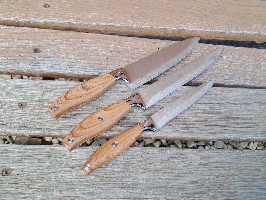 Кухонный набор ножей из трех штук кухонный нож