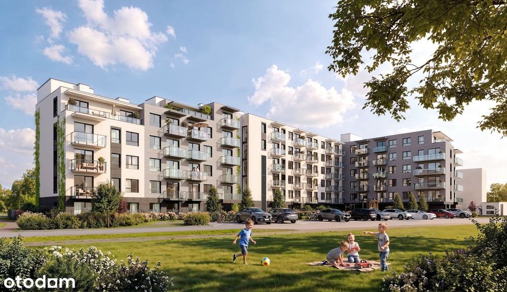 2-pokojowe mieszkanie 41m2 + balkon