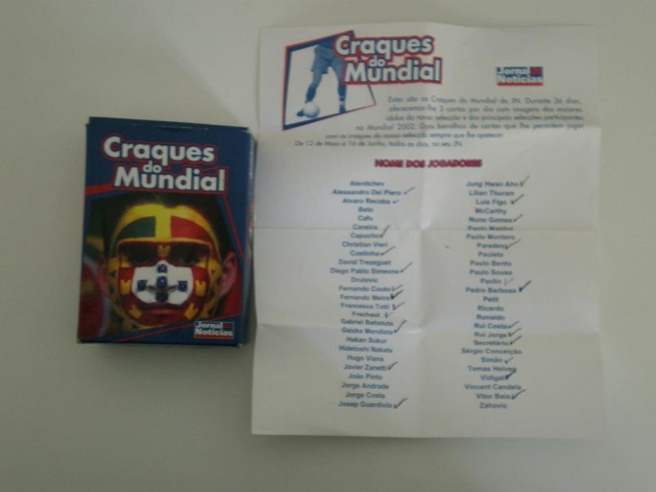 Cartas Craques do Mundial 2002