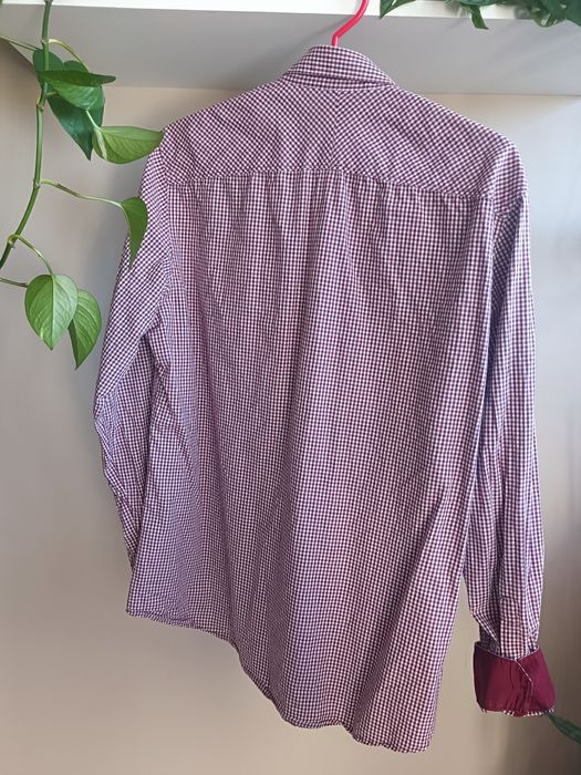 Koszula męska w kratkę 100% bawełna