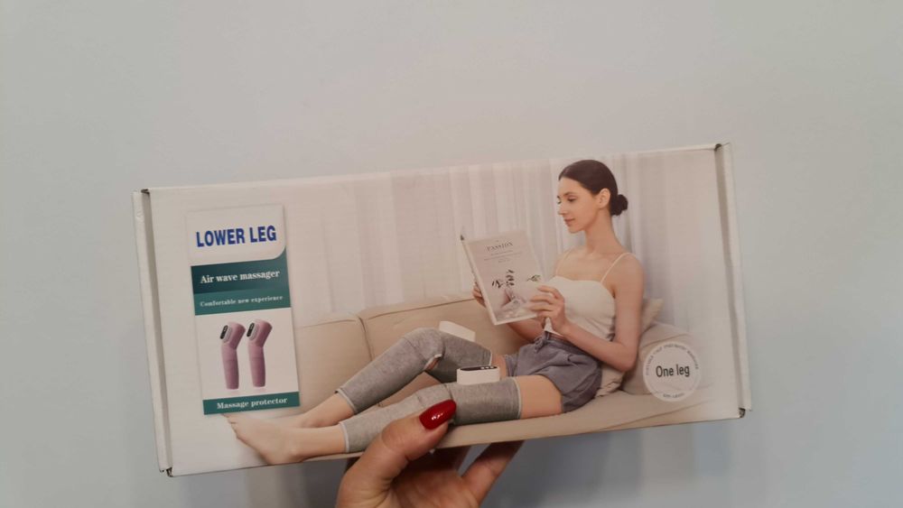 MASAŻER kompresyjny nóg urządzenie do masażu PILOT