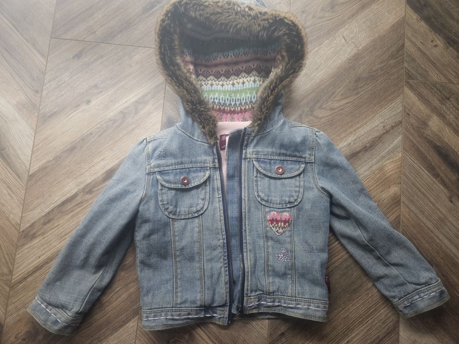 Kurtka ocieplana jeansowa 98 Wójcik