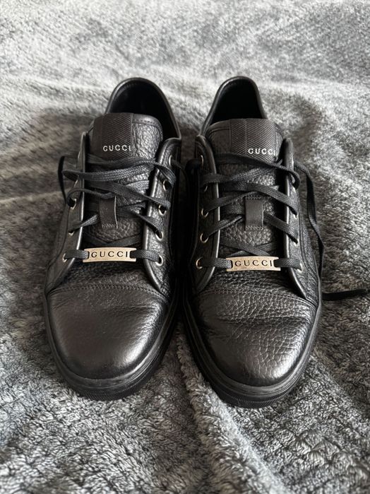 Sneakersy Gucci skórzane