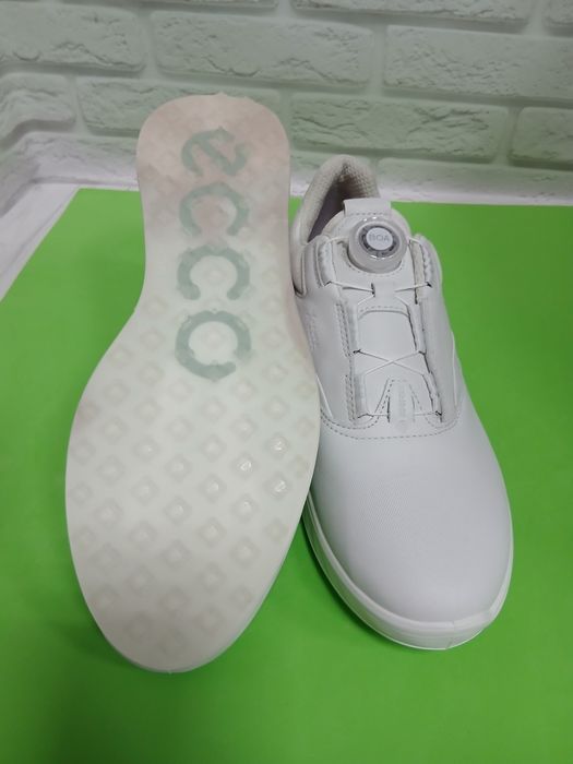 Жіночі шкіряні кросівки  ECCO Golf S-Three, повсякденні низькі кеди на шнурівці