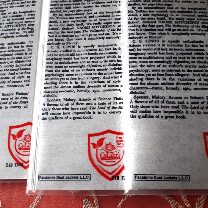 J R R Tolkien - Senhor dos Anéis - George Allen & Unwin 1st Ed 1960/62