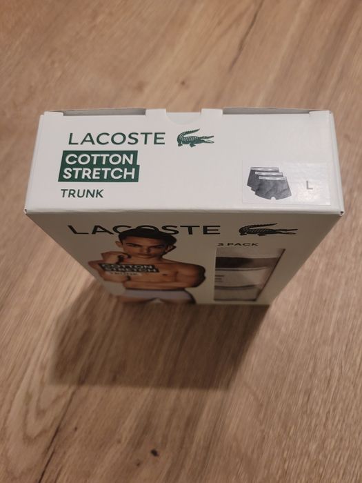 3 pack - bokserki Lacoste rozm. L