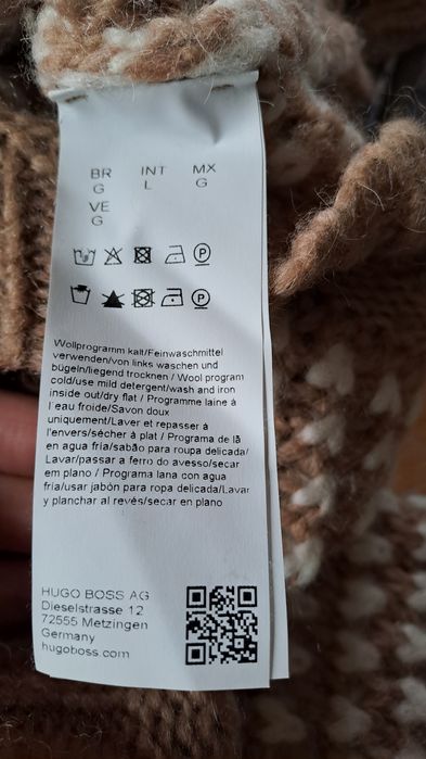Hugo Boss sweter roz L
