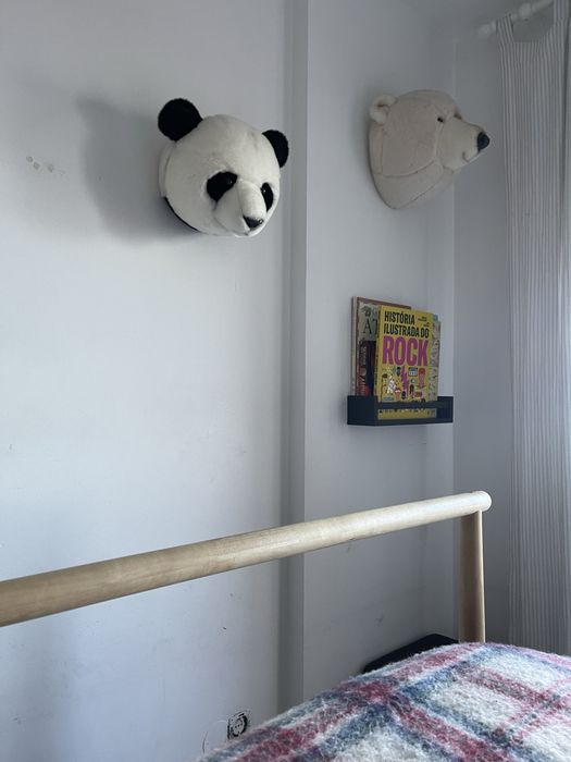 Cabeça de Urso Polar de Peluche