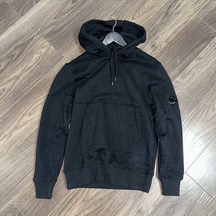cp company black hoodie