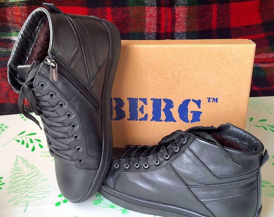 Мужские,кожаные,зимние ботинки,кеды,большой размер, 47 (46) размер.