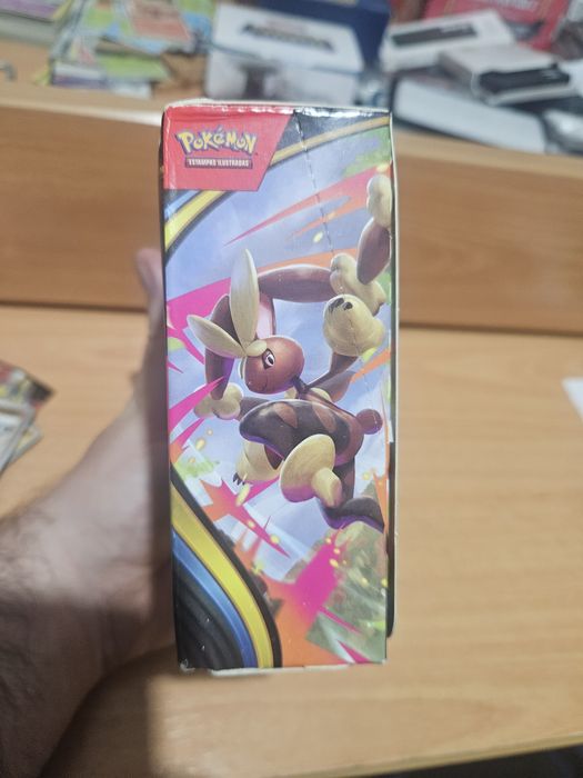 Pokémon booster box mega evolução fogo fantasmagórico