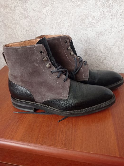 Преміальні чоловічі черевики BOWEN (Франція), натуральна шкіра і замша