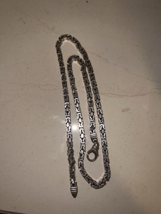 Łancuch splot królewski 55cm 925 49g