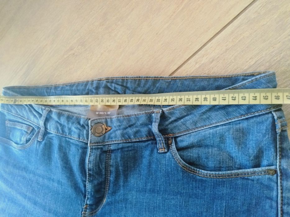 Spodnie jeans skinny w34/L32 denim