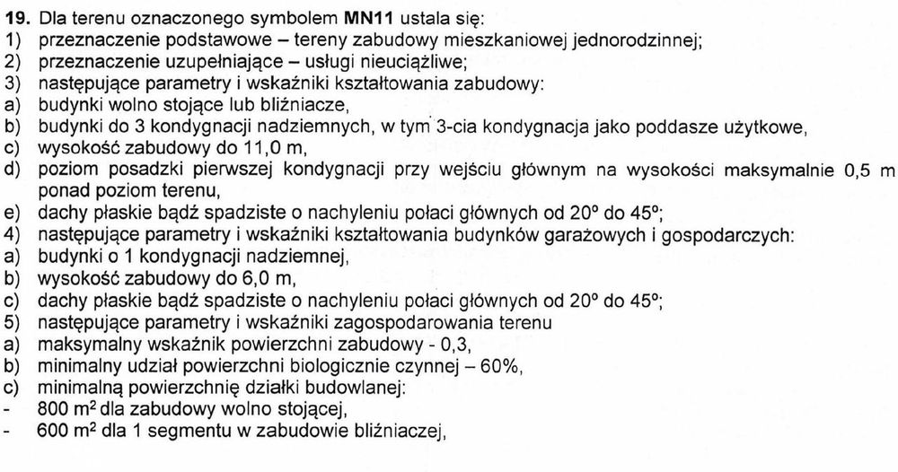 Działka budowlana przy lesie