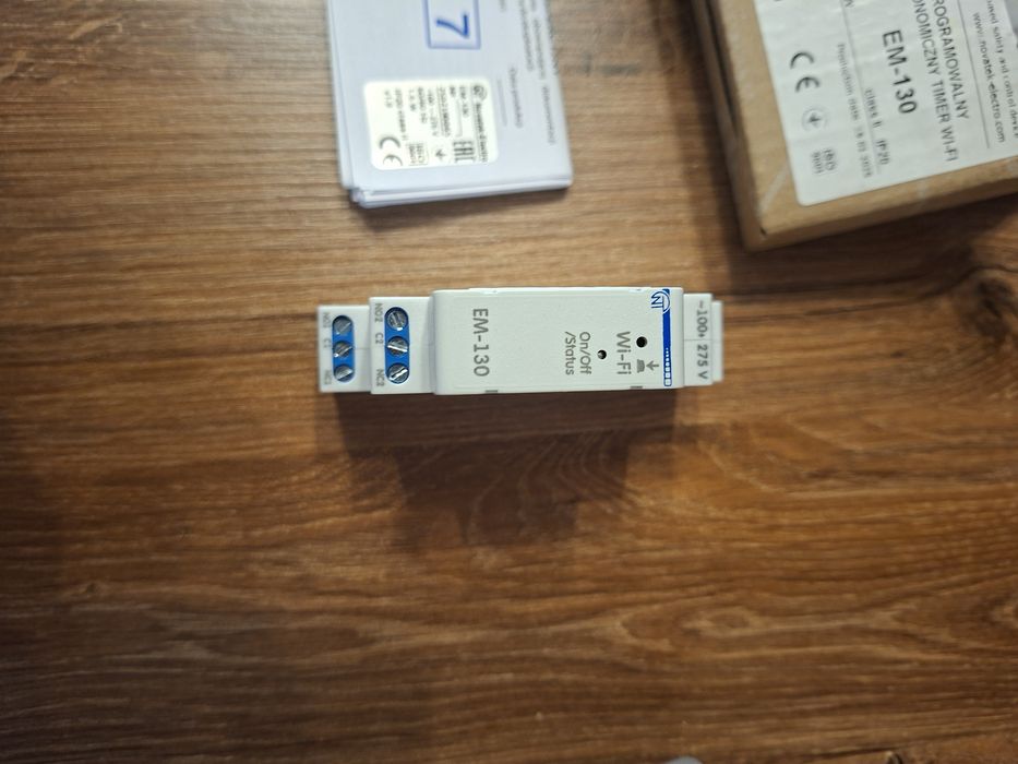 Zegar Astronomiczny Programowalny Wi-Fi EM-130 Sterownik Czasowy PRODUCENT
