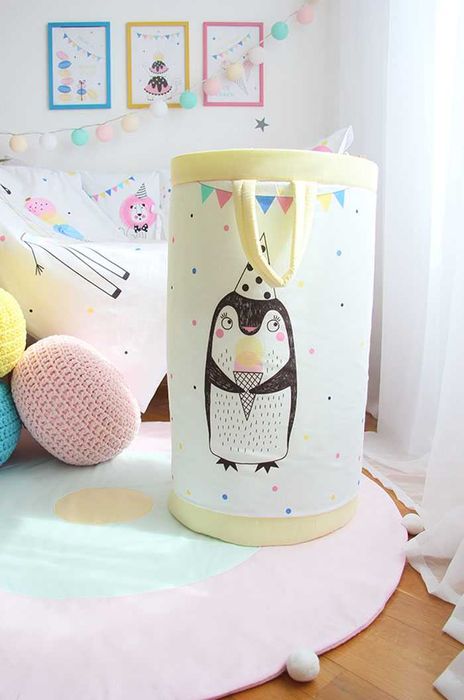 Кошик для іграшок з авторським принтом